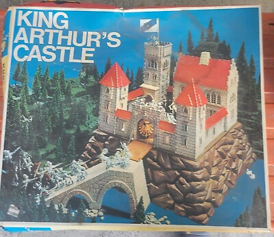 #ad King Arthurs Castle Play set From 1970’s In Original Box BIG #531 Complete $125.00
