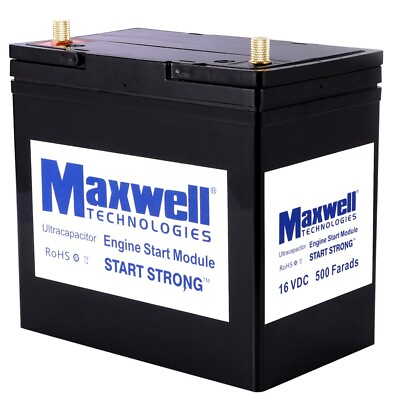 #ad Maxwell 16V 500F Super Capacitor Battery 6pcs 2.7V 3000Farads With plastic case $349.00