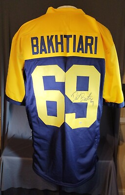 #ad #ad David Bakhtiari Signed Green Bay Packers Custom Football Jersey w COA $77.40