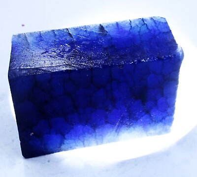 #ad Natural Sapphire Blue Rough Uncut Huge Size 1050 Ct Certified Loose Gemstone $19.99