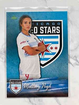 #ad 2021 Parkside NWSL Premier Mallory Pugh Swanson Rookie RC #180 Chicago Red Stars $4.99