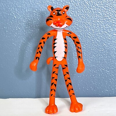 RARE Vintage RINCO Rhode Island Novelty Co Bendy Bendable Tiger Toy 4quot; Figure $9.95