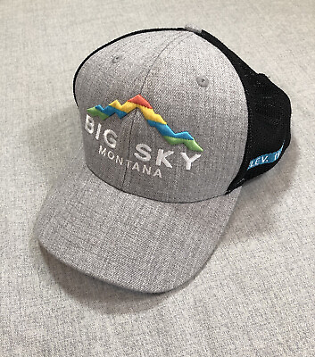 #ad Big Sky Montana Hat Trucker Cap Mesh Back Snapback $14.95