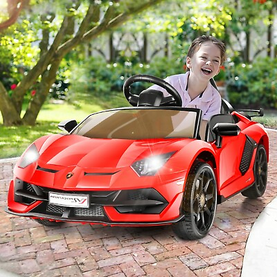 #ad Kids Electric Ride On Car 12V Licensed Lamborghini Kids Car Toy Hydraulic Door $149.99