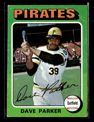 #ad 1975 Topps Dave Parker #29 Pittsburgh Pirates Vintage Baseball Card $5.00