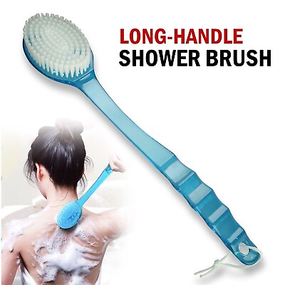#ad Back Scrubber for Shower Long Handle Back Brush Full Body Shower Cleaning Brush $7.99