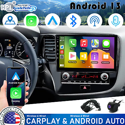 #ad For Mitsubishi Outlander 20 22 Android 13 Carplay Car Stereo Radio Navi GPS RDS $143.68