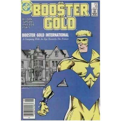 #ad Booster Gold 1986 series #16 Newsstand in Fine condition. DC comics p; $2.26