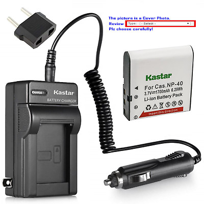 #ad Kastar Battery AC Charger for Kodak LB 060 amp; Kodak PixPro AZ421 PixPro AZ501 $12.99