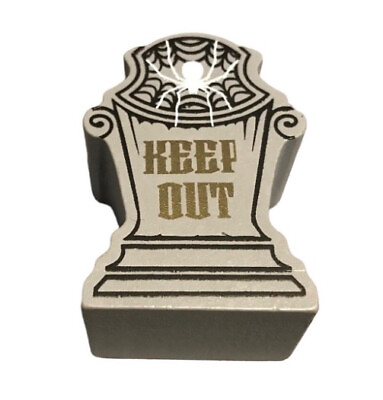 #ad Target Bullseye Playground Halloween Decor Mini Wooden Tombstone Says “Keep Out” $2.70