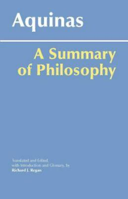 #ad A Summary of Philosophy Hackett Classics by Thomas Aquinas paperback $4.47