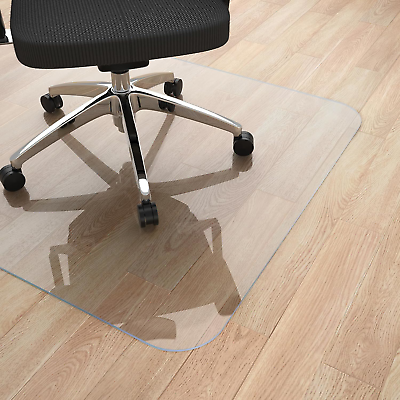 #ad Yecaye Office Chair Mat for Hardwood Floor 48quot;×36quot; Clear Office Floor Mat Mat $36.38
