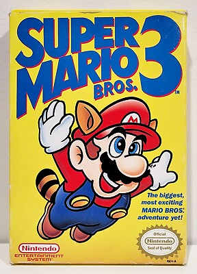 #ad Super Mario Bros 3 Nintendo Entertainment System 1990 CIB *TESTED amp; WORKING* $149.99