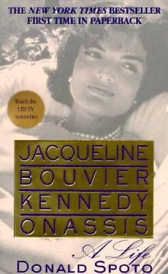 #ad Jacqueline Bouvier Kennedy Onassis: A Life Mass Market Paperback GOOD $3.72