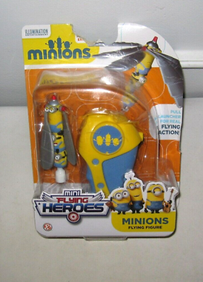#ad Minions Movie Exclusive Mini Flying Heroes Figure w Pull Launcher *Brand New* $14.99