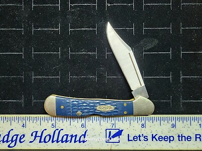 #ad Vintage Case Pocket Knife Pacific Blue Bone Mini CopperLock $100.00
