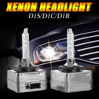 #ad 2 X D1C D1S D1R 6000K White HID Xenon Headlight Light Bulbs Replacement Bulb 35W $13.99