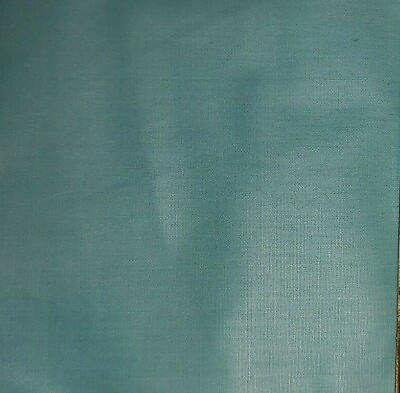 #ad CHINTZ Vintage Fabric OCEAN Aqua Cotton Poly Blend 60quot; WIDE By The Yard $10.39