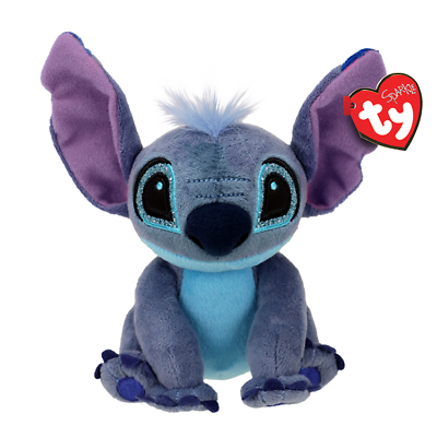 #ad Ty Beanie Baby Stitch Disney Lilo amp; Stitch Alien 6quot; Plush Stuffed Animal New $11.49