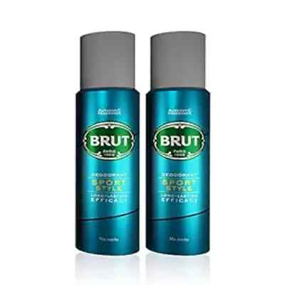 #ad Brut Sport Style Deodorant Body Spray for Men Long Lasting Combo Pack of 2 $21.45