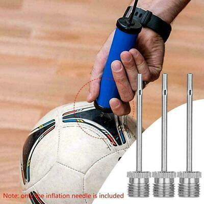 #ad ❁Sport Ball Inflating Pump Needle Football Basketball Valv Inflatable S6I4 D1Q5❁ $0.99