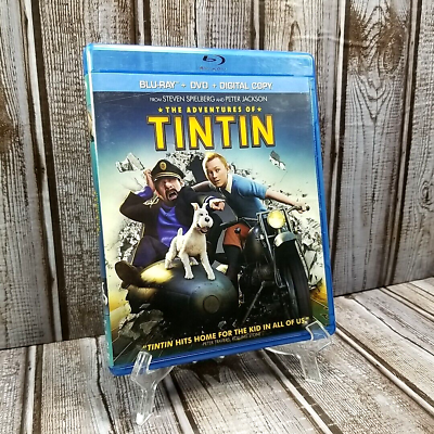 #ad The Adventures of Tintin Blu ray DVD 2011 Steven Spielberg Peter Jackson $8.97