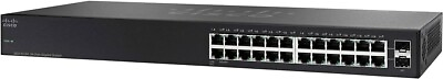 #ad Cisco SG110 24 Port Gigabit Ethernet Switch w 2 x SFP SG110 24 $117.00