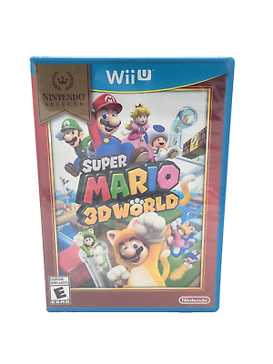 #ad Nintendo Selects: Super Mario 3D World Nintendo Wii U 2016 New Sealed US Ver. $32.00