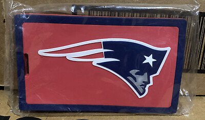#ad NFL New England Patriots Soft Luggage ID Bag Tags Gym bag Golf bag $9.99