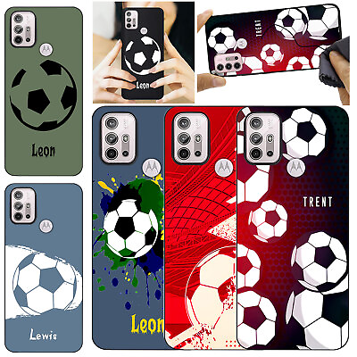 #ad Football Personalised Phone Case Cover For Motorola Moto G Power G Stylus G Play $7.99