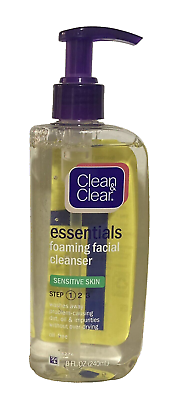 #ad Clean amp; Clear Essentials Foaming Facial Cleanser Sensitive FACE ORIGINAL $19.95