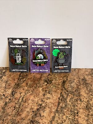 #ad Lot of 3 Disney 2019 Halloween Limited Edition Release Pin Oogie Boogie Bash New $139.99