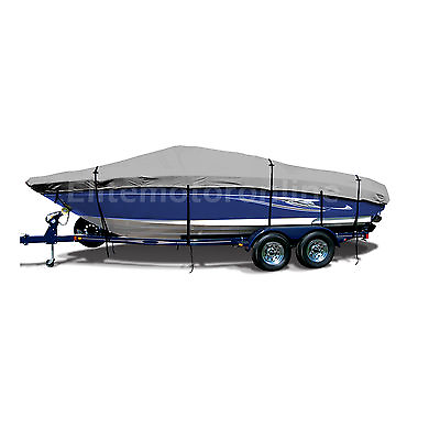 #ad Stratos 275 XL Fishing Trailerable Boat Cover grey $155.65