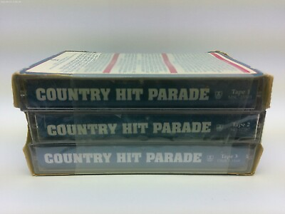 #ad Country Hit Parade Cassettes 1 3 A Celebration of Today#x27;s Country Music SEALED $10.00