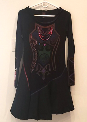 #ad Kali Orea Black Dress Ladies Women#x27;s Size Small Medium Italy C $69.88