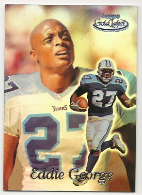 #ad 1999 Topps Gold Label Football Eddie George Tennessee Titans Class 1 #12 $0.99
