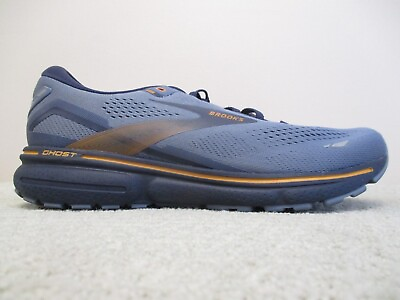 #ad Brooks Ghost 15 Mens 9.5 Shoes Road Running Neutral Endurance Responsive Blue $70.00