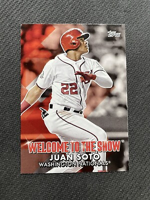 #ad 2022 Juan Soto WTTS 11 Welcome To The Show Insert Topps Nationals CB ITEM #1307 $1.49