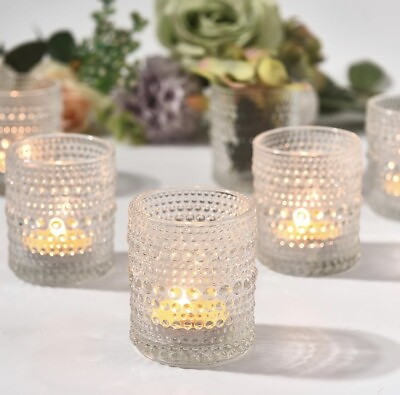 #ad Glass Votive Candle Holders 36 Pack NEW $29.99