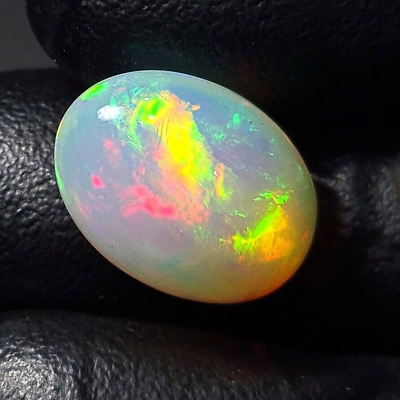 #ad Oval Shaped Natural Opal Cabochon: Exceptional Ethiopian Opal 16x12mm 7.2 Cts $96.00