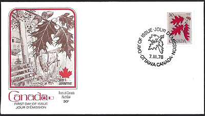 #ad Canada # 720 quot;RED OAK TREEquot; Brand New 1978 Fleetwood Issue C $2.59