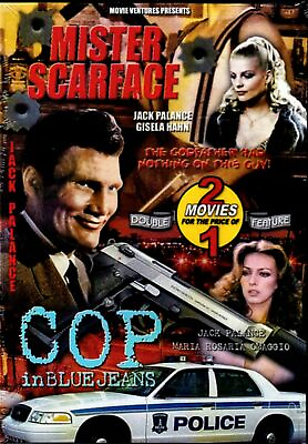#ad NEW DVD JACK PALANCE DOUBLE FEATURE MISTER SCARFACE COP in BLUE JEANS C $10.04