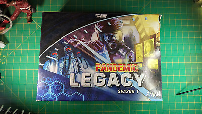 #ad Pandemic Legacy Season 1 Blue Edition Board Game Z Man Games Light Use See Image $17.95