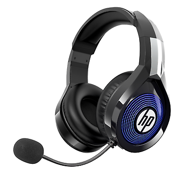 #ad HP Wired Gaming Headset with Mic Over Ear Headphones. Great for Computer Laptop $28.50