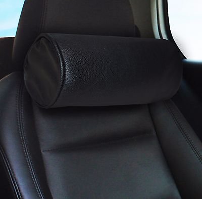 #ad PB Faux Leather Memory Foam Car Seat Pillow 4.5quot;x11quot; 12cm x 28cm 20 Colors $29.99