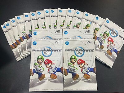 #ad Instruction Manual Booklet Only for Nintendo Wii Mario Kart Game Authentic Qty=1 $6.99