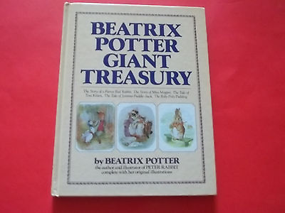 #ad Beatrix Potter Giant Treasury by Beatrix Potter HC 1984 GUC $14.99