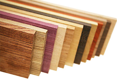 #ad Exotic Wood Lumber Board Cutting Board DIY Blocks 3 4” x 2” 8 Pcs $35.95