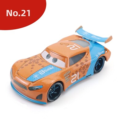 #ad PIXAR New Cars 3 No.21 Latest Rare Style 1:55 Diecast Toy Cars Kids Best Gifts $8.89