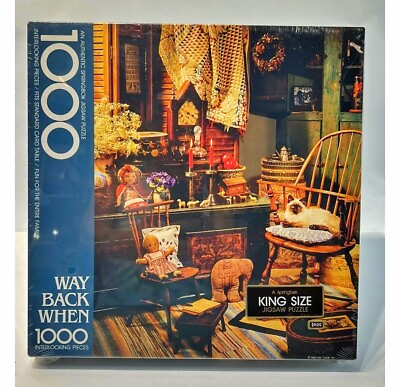 #ad “Way Back When” Vintage Springbok 1000 pc Jigsaw Puzzle Factory Sealed $24.99